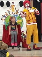 Ronald McDonald Pays a Visit to Strum Primary School