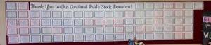 The Stock in Cardinal Pride Wall Is Almost Full