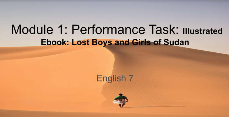 7th Grade Performance Task Module 1