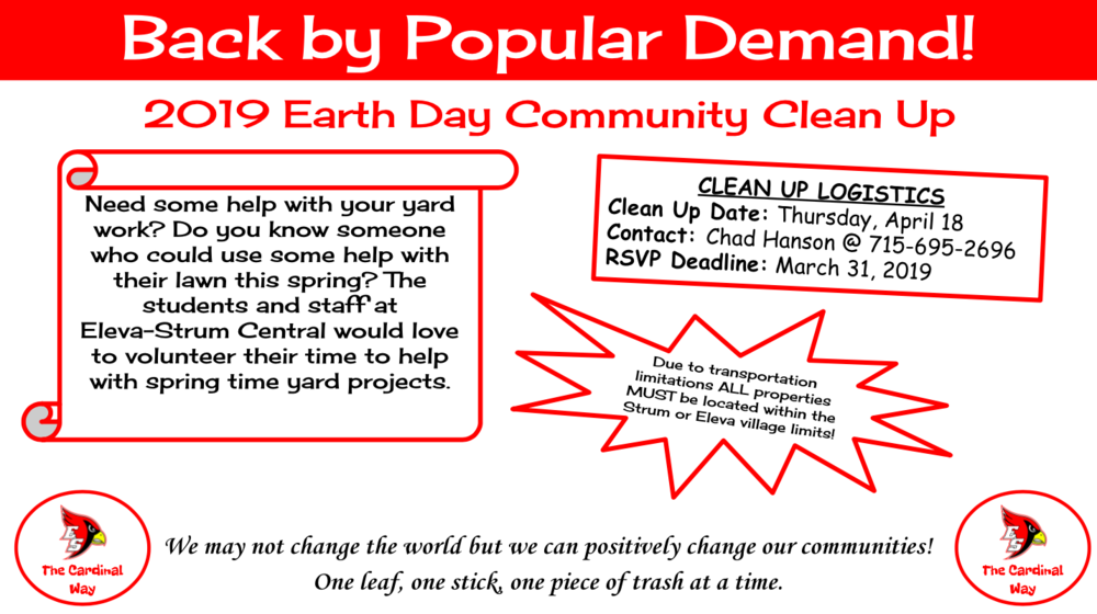2019 Earth Day Community Clean Up