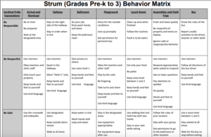 PBIS~ What We Work On At School