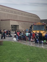 5th and 6th Graders Start Their Camping Adventure