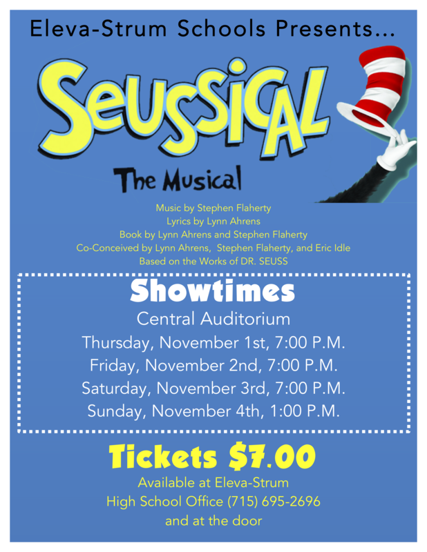 Seussical Musical Poster